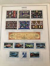 Collection Foreign Mint Used On Pages Romania Topical Sets picture