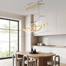 Modern LED Kitchen Island Light Chandelier Pendant Lamp Ceiling Fixture+Remote  picture