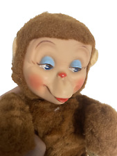 Vintage Knickerbocker Rubber Face Monkey - Stuffed Animals of Distinction - 7x4” picture