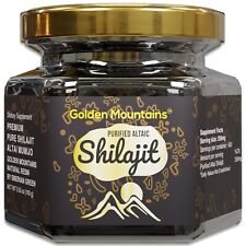 Golden Mountains Shilajit Resin Premium Pure Authentic Siberian Altai 100g picture