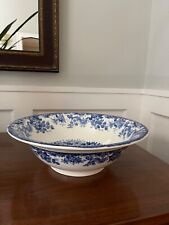 Minton Genevese Pattern Blue & White Large bowl excellent condition picture
