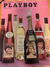 Playboy Magazine October 1958 Pat Sheehan Mara Corday Early Stereo And Hifi Ads picture