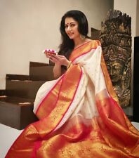 Soft Silk Saree, A Stunning Look, Traditional Silk Saree. Kanjeevaram Saree picture