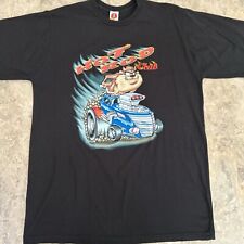 Vintage 2003 Looney Tunes Taz Hot Rod Club Shirt Sz XXL picture