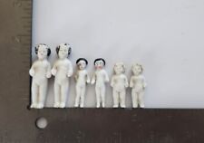 Antique Frozen Charlotte Tiny Miniature Dolls  Lot Of 6 Germany picture