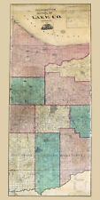 1874 Map of Lake County Indiana picture