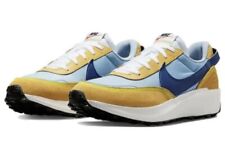 Nike Mens Waffle Debut Boarder Blue/Sanded Gold/Mystic Navy Shoes, DH9522-400 picture