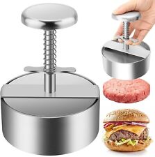 Stainless Steel Adjustable Hamburger Press & Patty Maker Non-Stick Professional picture
