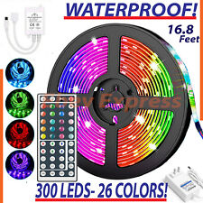Led Strip Lights 16.4ft RGB Led Room Lights 5050 Led Tape Lights Color Changing picture