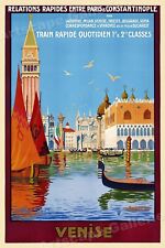 1920s Venice Italy Vintage Style Italian Travel Poster - 16x24 picture