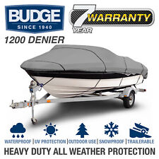 Budge 1200 Denier Waterproof Boat Cover | Fits Center Console Deck | 5 Sizes picture