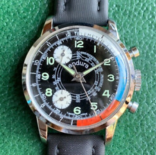 Vintage Endura Start Stop Wristwatch - Mint w/ Rare Multicolor Dial picture