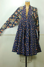Vintage 70s Saks Fifth Avenue LIBERTY of LONDON Floral Print Mutton Sleeve Dress picture