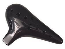 Woodnote Alto C - New Black 12 Holes Ocarina Flute with Fingering Chart picture