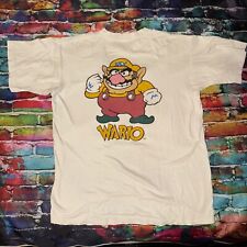 Vintage 90s Wario Land Super Mario Land 3 1994 Nintendo Promo Tee Shirt Large picture
