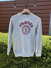 Vintage 1970s Stanford University Collegiate Pacific College Sweatshirt Size M picture