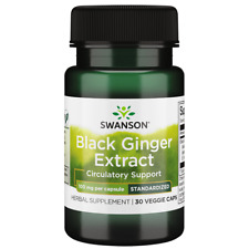 Swanson Black Ginger Extract-Supports Heart, Muscle, & More 100 mg (30 Veg Caps) picture
