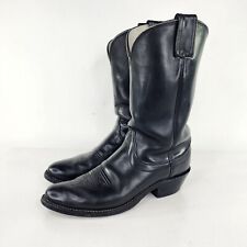 Olathe Men's Classic Cowboy boot US 10 A Narrow Black western heavy leather boot picture