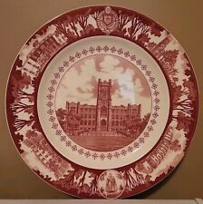 Vintage Wedgewood Of Etruria Fordham University Rose Hill Pink & White Plate picture