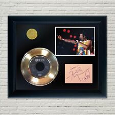 Queen Framed 45 Gold Record Reproduction Signature Display  picture