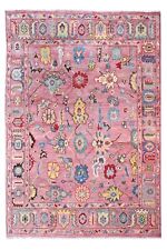 Pink Oushak Hand-Knotted Wool Area Rug Modern Carpet (Multiple Sizes) picture