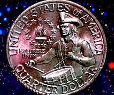 1776-1976 Washington Bicen/ INCOMPLETE CLIP PLANCHET%#**+€ 25C Higher Mint Sta picture