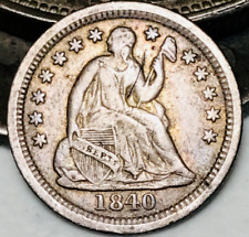 1840 O Seated Liberty Half Dime 5C Ungraded WITH DRAPERY Silver US Coin CC22405 picture