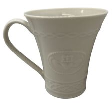 Belleek Fine Parian China Claddagh Mug, Handcrafted In Ireland picture