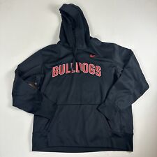 Nike Georgia Bulldogs Hoodie Sweatshirt Sweater Mens XL Black Football NCAA picture