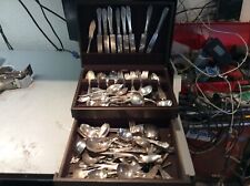 Big lot Vintage 1847 Rogers Bros Silverware and other brands picture