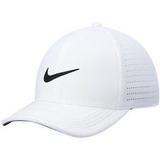 Nike AeroBill Dri Fit Golf Mens White Black Swoosh New DH1341 100 - SIZE M/L picture