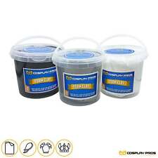 Cosplay Pros Air Dry Moldable Foam Clay (Black, White, Gray 150G - 300G) picture