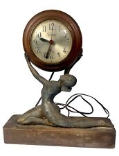 Sessions Mastercrafters Art Deco Figural Mantel Clock, Early to Mid 20th Century picture