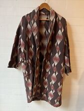Vintage 1930s 1940s Beacon Blanket Robe Southwestern Geometric Deco Pattern picture