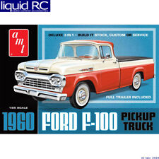 AMT 1407 1960 F0RD F100 Pickup w/Trailer NEW TOOLING 1/25 picture