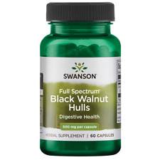 Swanson Black Walnut Hulls 500 mg 60 Capsules picture