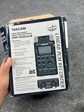 Tascam DR-100 MKII Linear PCM Portable Digital Audio Recorder + Accessories picture