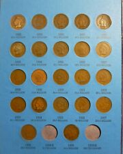 1859-1909 Indian Head Penny 22 Coin Collection  Page 3 Whitman (NO FOLDER) MY24 picture