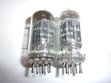 2 RCA 12AX7 LONG PLATE VACUUM TUBES picture