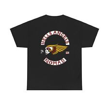 Vintage Outlaw 1% Bikers MC Hells Angels Gildan 5000 Unisex Heavy Cotton T-Shirt picture