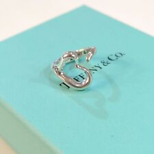 [Near Mint] TIFFANY/Tiffany 925 Open Heart Ring Elsa Peretti US size4  4.8g picture