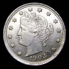 1903 Liberty V Nickel ---- Gem BU Condition Coin ---- #653Q picture