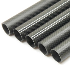 1 Meter Carbon Fiber Tube Roll Wrapped 10/12/14/16/18/20/22/25mm, Matte/Gloss Fi picture
