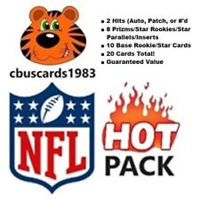 NFL Mystery Hot Pack - 2 Hits (Auto, Patch, or #'d), Guaranteed Value, 20 Cards picture