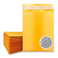 200 #5 10.5x16 Kraft Paper Bubble Padded Envelopes Mailers Case 10.5