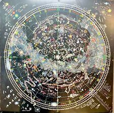 Rare 1980s Out Of Print Map Of  Universe Celestrial Arts Poster Glow In The Dark picture