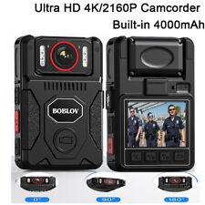 BOBLOV M7Pro 4K GPS Police Camcorder 128G Body Camera with Audio 180° Rotate Len picture
