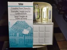 Vtg Trine Complete Door Chime Kit 907/M 715G-1 Old Door Chime Brand New In Box picture