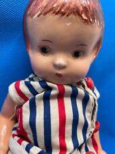Antique Effanbee Patsy Jr. Composition Doll Original medallion PaInted Eyes picture