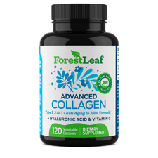 Forest Leaf Advanced Collagen Type 1,2,3 Vitamin C Hyaluronic Acid 100mg 120Caps picture